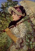 Edouard Manet Fruhling oil painting artist